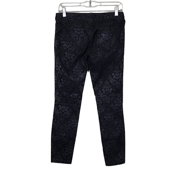 Free People Damask Brocade Jacquard Goth Skinny Jeans - Picture 7 of 10